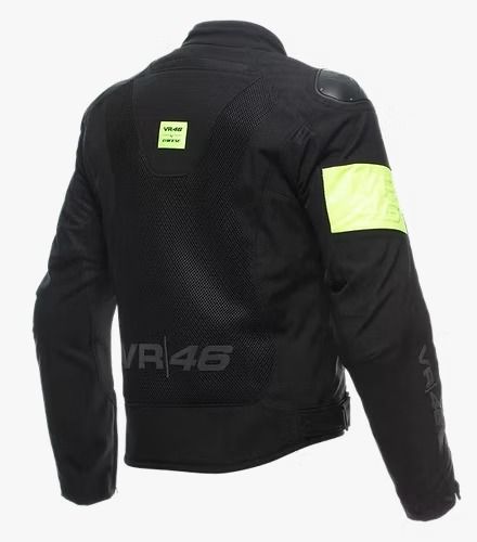 Dainese VR46 Wetlap Air D-Dry Jacket Black/Fluo-Yellow : Delivery in 5 days